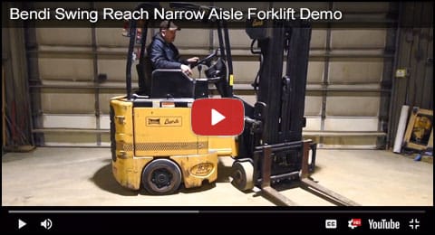 Bendi Narrow Aisle Swing Reach Forklift