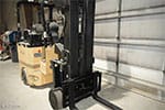 Bendi Swivel-Front Narrow Aisle Forklift Truck - Front View