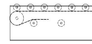 Belt Driven Live Roller Conveyor Cross Section