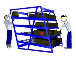 Carton Flow Rack Infographic