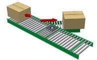 Swivel Wheel/Roller Sortation Conveyor