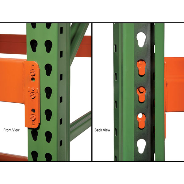 Teardrop Pallet Rack Upright 96"H x 48"W 30K cap. eBay