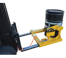 Fork Mounted Drum Dumper/Rotator (rear view)
