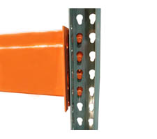 Back of Pallet Rack Beam/Upright Connection