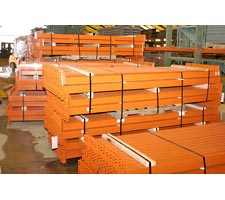 Pallets of Renewed Beams Bundled and Ready for Shipment
