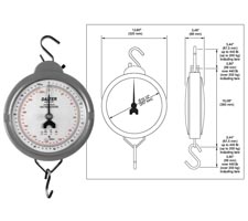 Hanging Scale w/Die Cast Housing