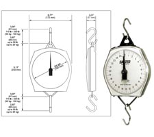 Hanging Scale w/ABS Plastic Housing