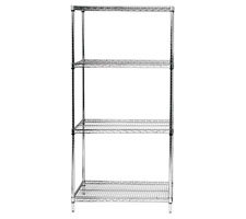Chrome Wire Shelving Starter Unit