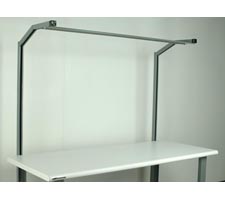 1 Pair - Angled Supports - No Overhead Light