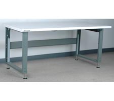Bullnose Laminate Top Electric Adjustable Height Workbench
