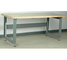 Maple Top Electric Adjustable Height Workbench