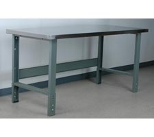 Staniless Steel Top Manually Height Adjustable Workbench