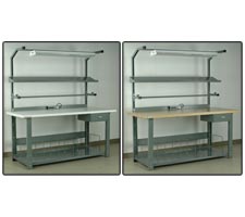 Model #2 Preconfigured Packing Station - Bullnose Laminate and Maple Top