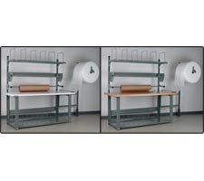 Model #4 Preconfigured Packing Station - Bullnose Laminate and Maple Top