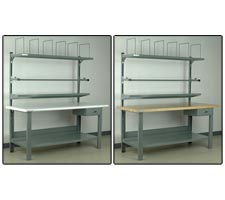 Model #8 Preconfigured Packing Station - Bullnose Laminate and Maple Top