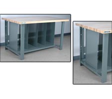 Solid Panel Dividers for Full Bottom Shelf