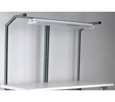 1 Set - Split Angled Supports - With Overhead Light