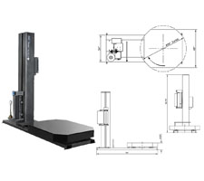 Basic Model Hi-Profile Semi-Auto Stretch Wrapper