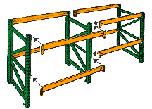 pallet rack, warehouse storage rack