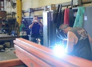 Stafford Sterner Takes a Photo to Tweet to the Company's Followers