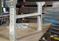 conveyor stands, adjustable conveyor stand, galvanized conveyor