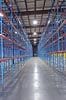 Prest Pallet Rack - view down the aisle
