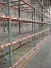 Teardrop Pallet Rack With Wire Decking