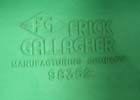 Green Frick Gallagher Tote - Back View