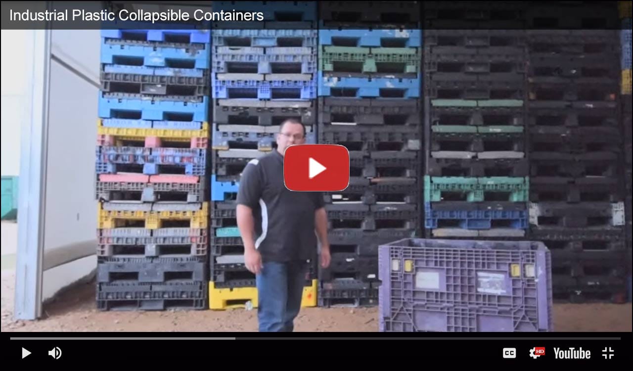 Industrial Plastic Collapsible Containers Video