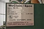 McClain cardboard baler