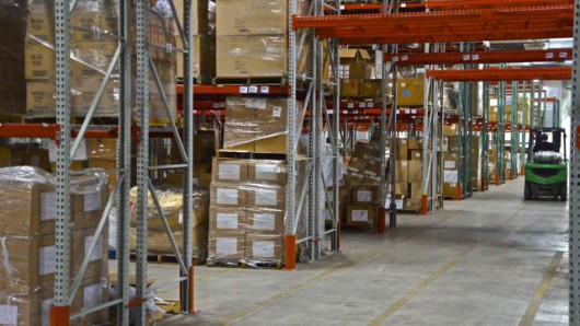 Looking down one of the drive aisles in Ohio.