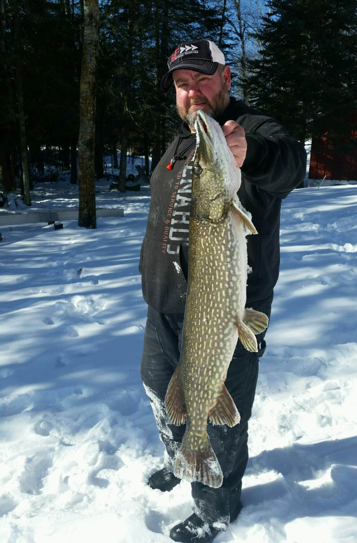 Tom Moore, SJF Solutions Specialist, recently caught this 17+ lb. Northern. That's quite a fish!
