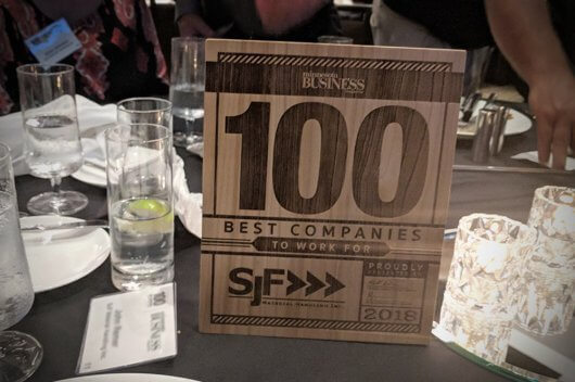 SJF named one of the "!00 Best Companies to Work For" in Minnesota