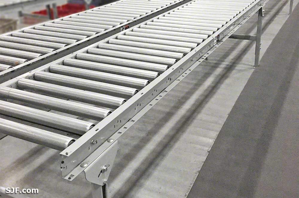 Details about   HYTROL GRAVITY CONVEYOR BED FREE STANDING SECTION 