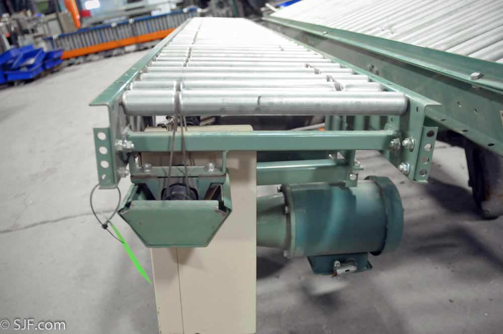 Used Hytrol Lineshaft Powered Live Roller Conveyor