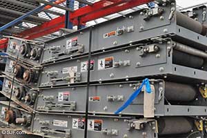 Used Powered Belt on Roller Conveyors