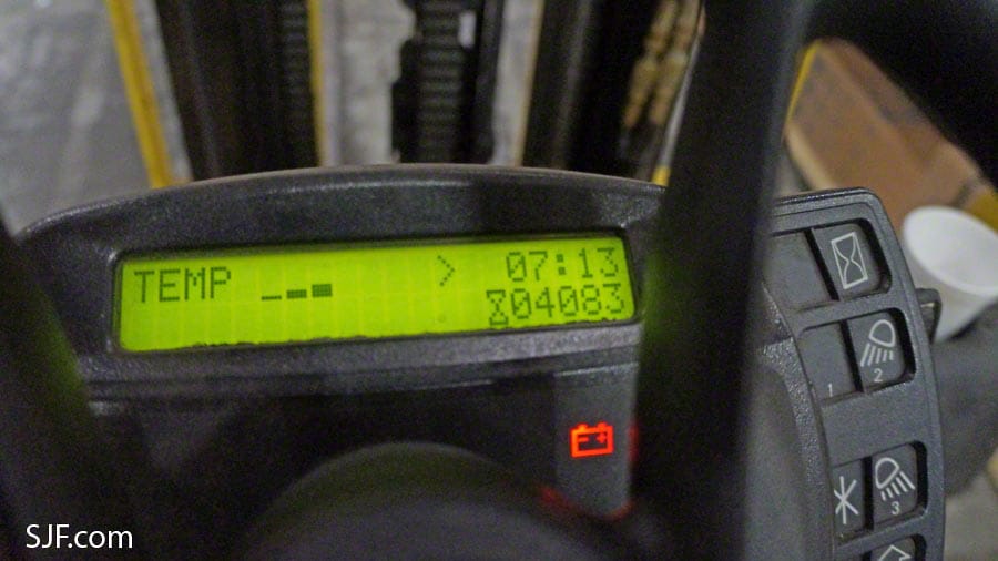 hyster tire cushion hours sjf forklifts dashboard trucks rider relatively low
