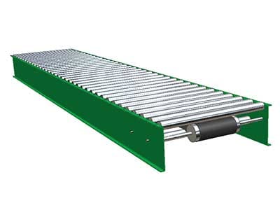 Belt Driven Live Roller Conveyor Cross Section