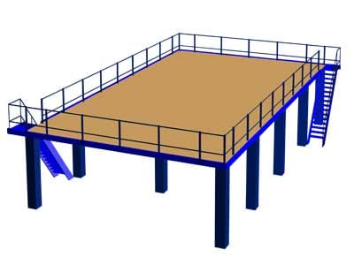 Mezzanine Rack Storage for Warehouses