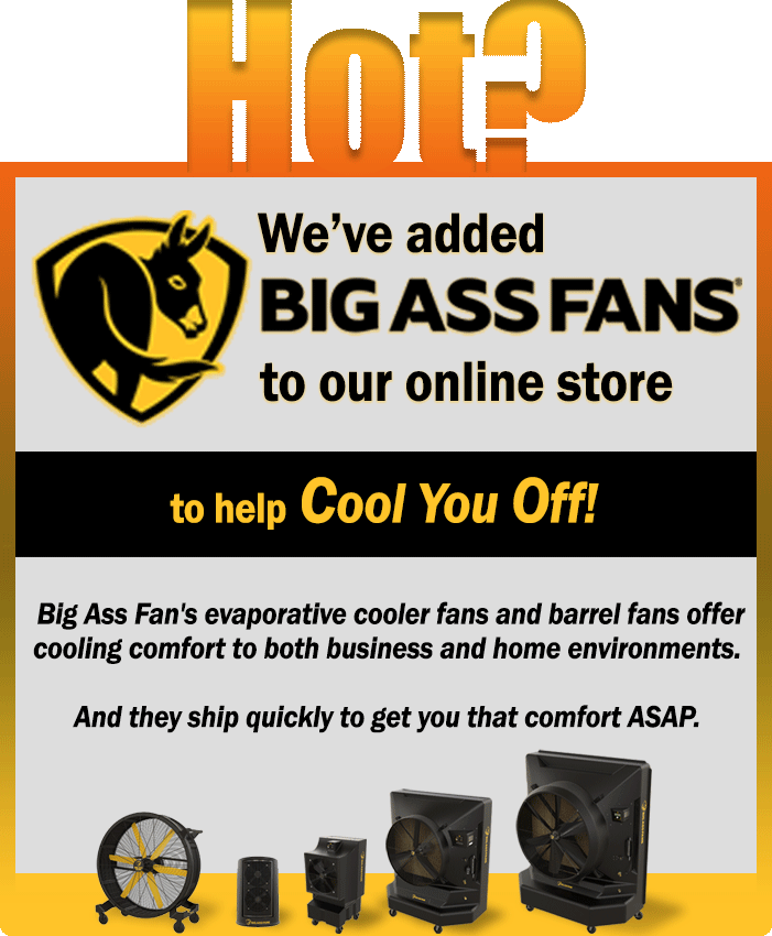 Cool off with Big Ass Fans