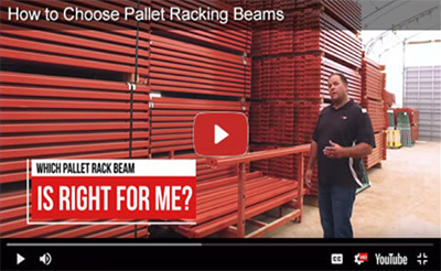 Pallet rack beam video