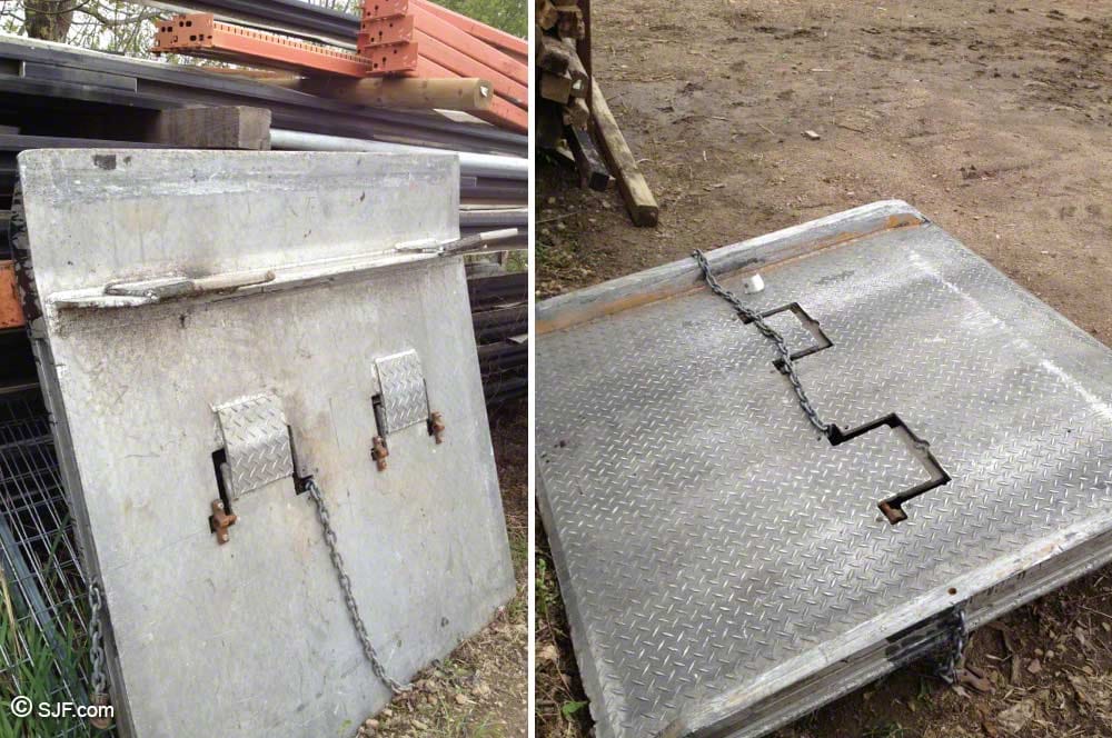 Aluminum Dock Board -top