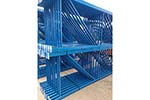 Blue Teardrop Pallet Racking Uprights