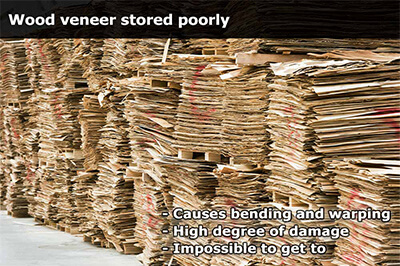 Lumber and building supply storage