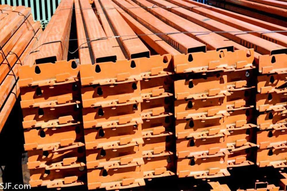 New Style 5200# Capacity 1 5/8 Step RIDG-U-RAK New Ridg-U-Rak Teardrop Beam 96x4 Orange New Style 5200# Capacity 1 5/8 Step RIDG-U-RAK New Ridg-U-Rak Teardrop Beam 96x4 Orange