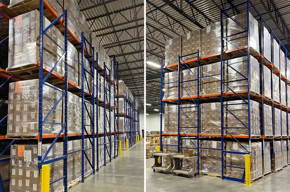 Used Drive In Pallet Racking