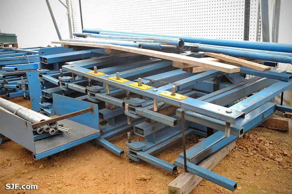 Steel Roll Out Storage Racks New Used Sjf Com